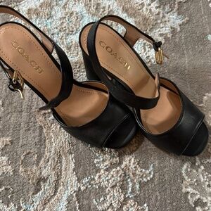 Coach block heels